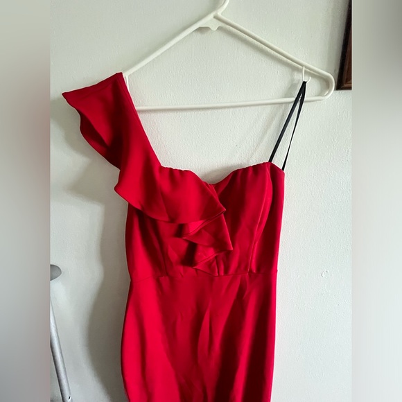 worn once, prom dress from Windsor , size small, bright red dress - Picture 12 of 14